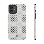 White Polka Dots Phone Case