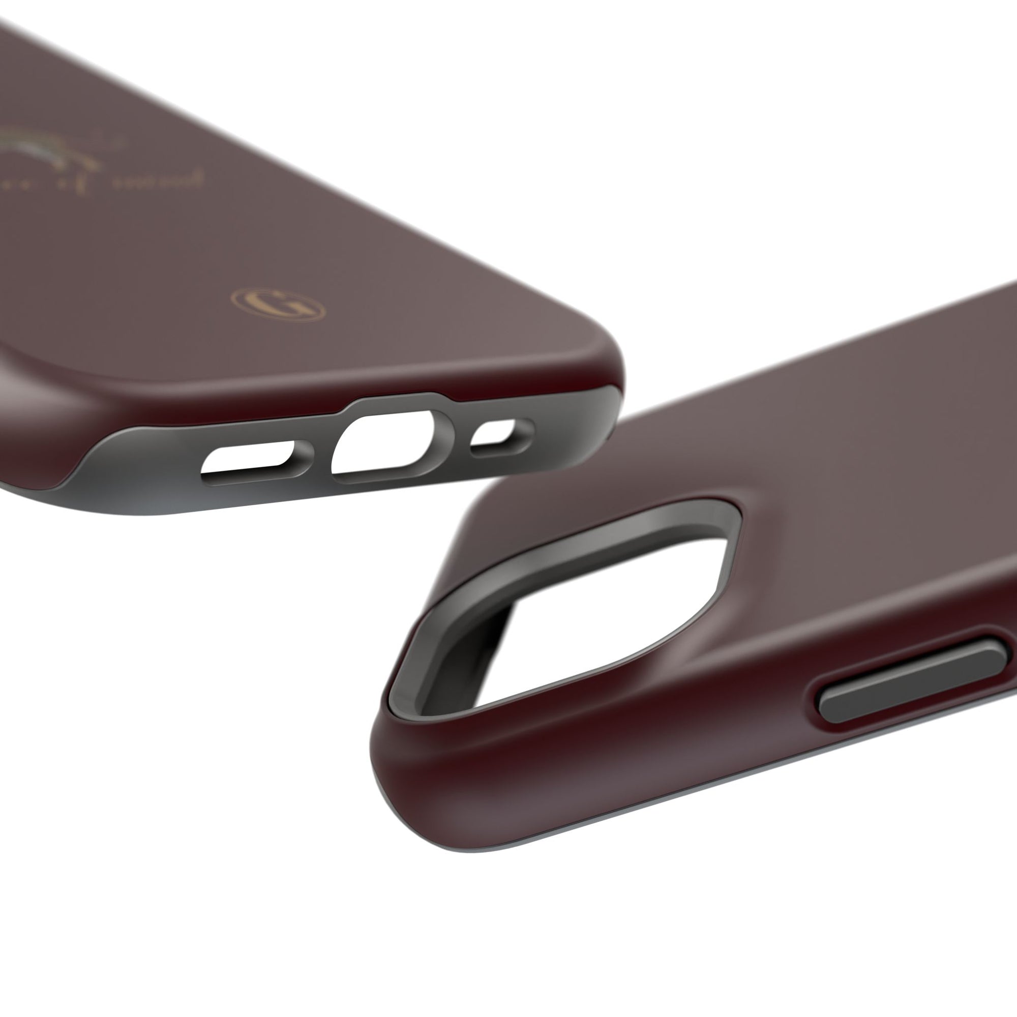 Burgundy 'Peace of Mind' Panther Phone Case