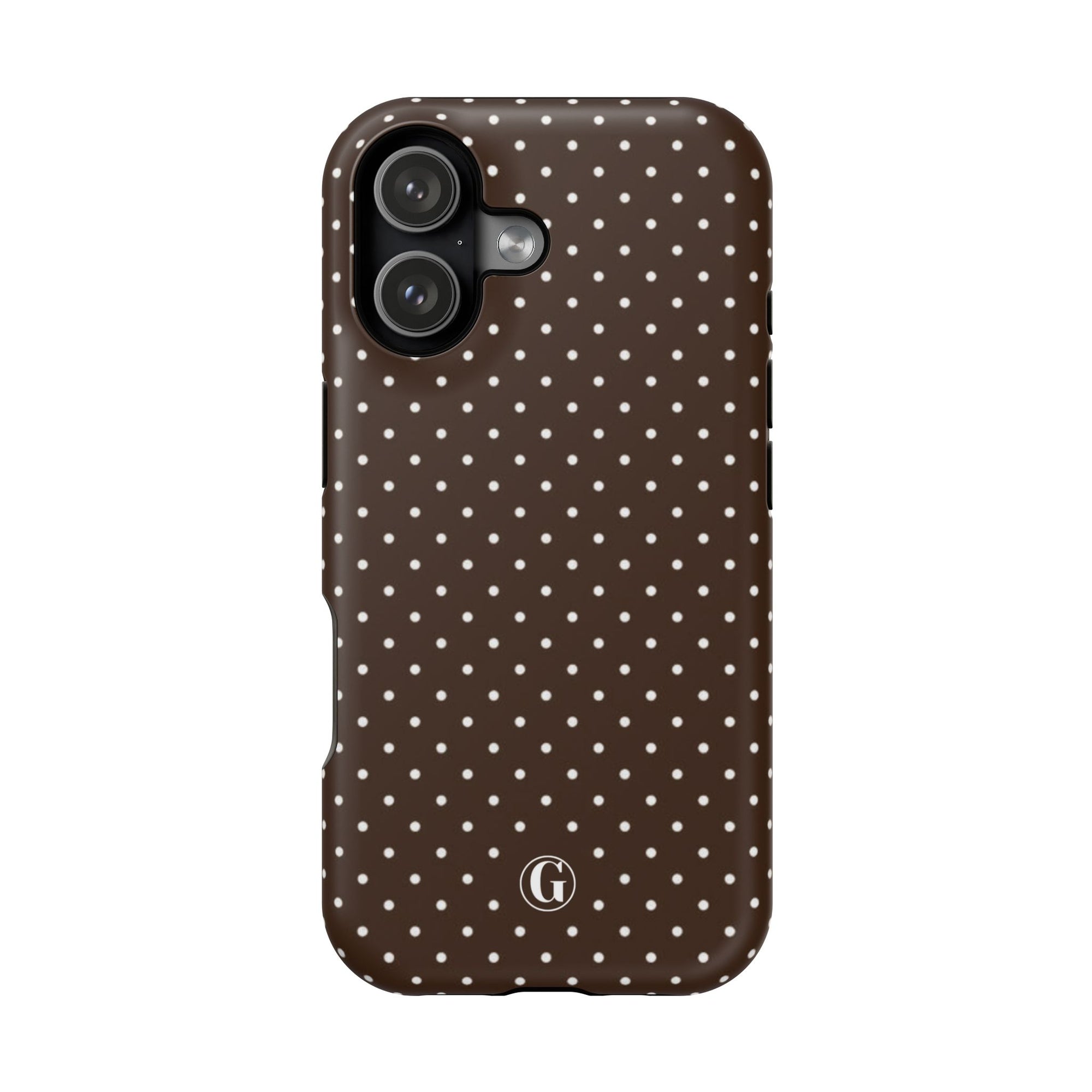 Brown Polka Dots Phone Case