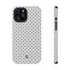 White Polka Dots Phone Case