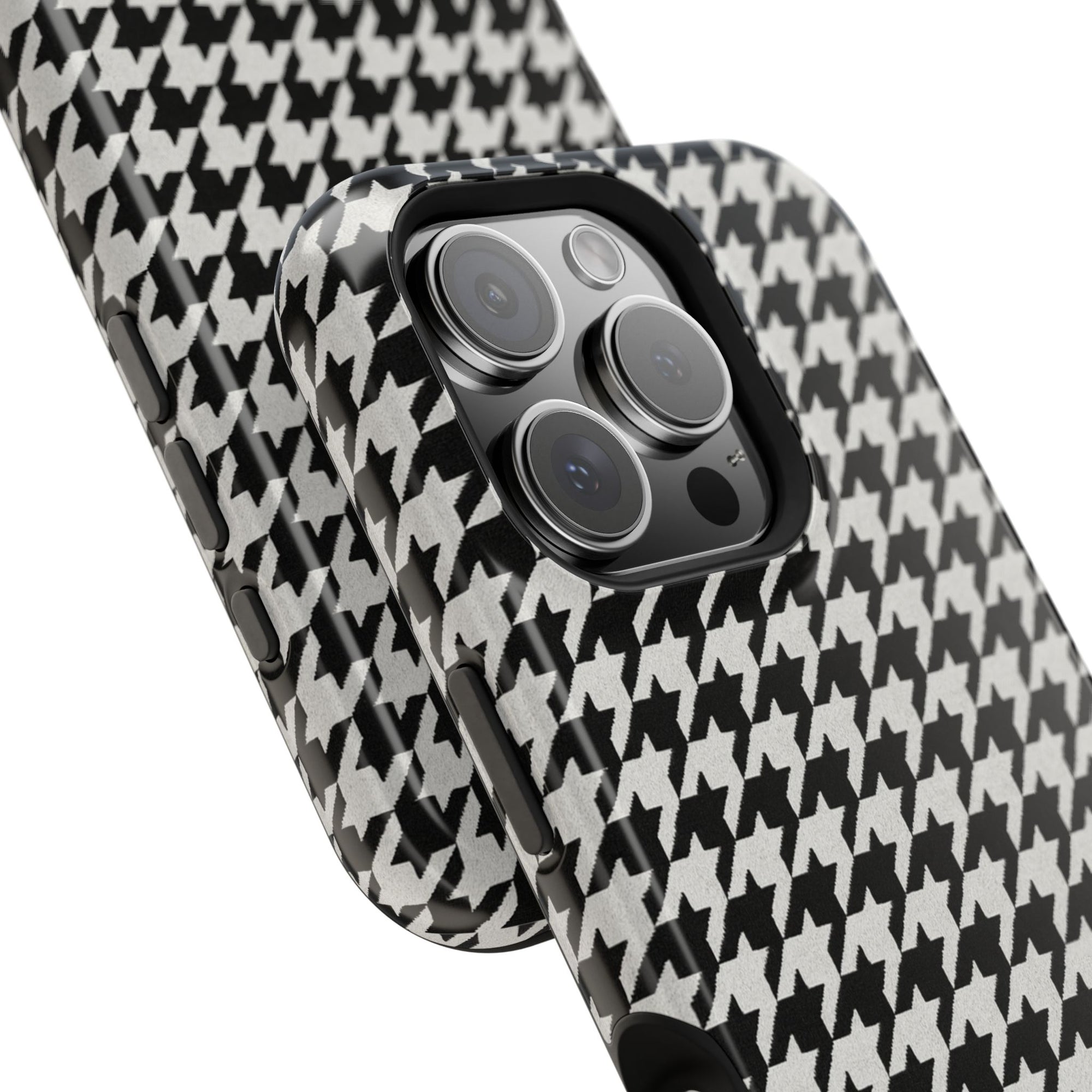 Houndstooth Print Phone Case