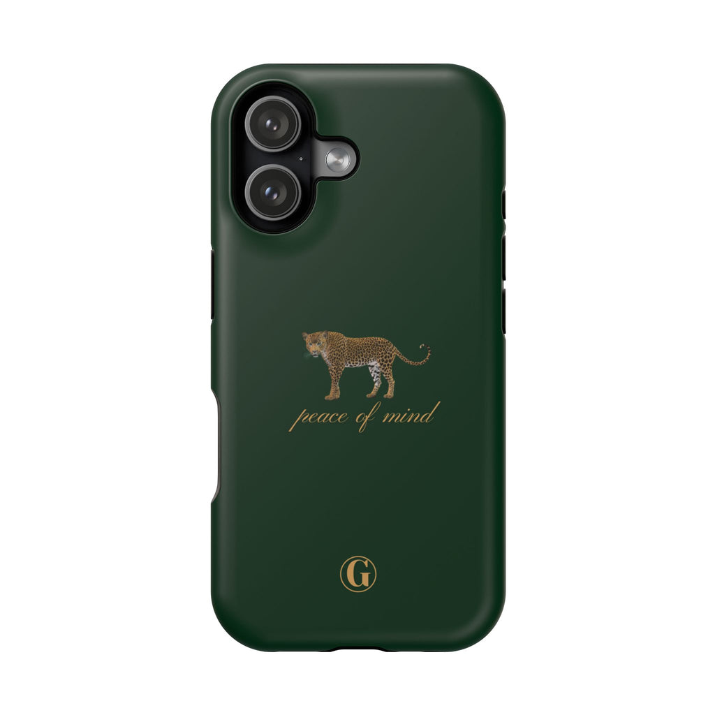 Emerald Green 'Peace of Mind' Panther Phone Case