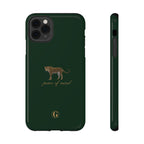 Emerald Green 'Peace of Mind' Panther Phone Case