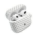 White Polka Dot AirPod Case
