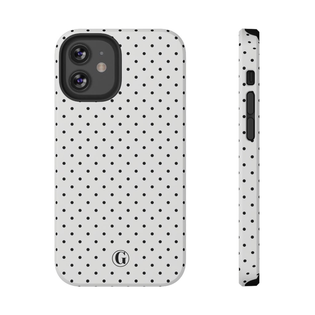 White Polka Dots Phone Case