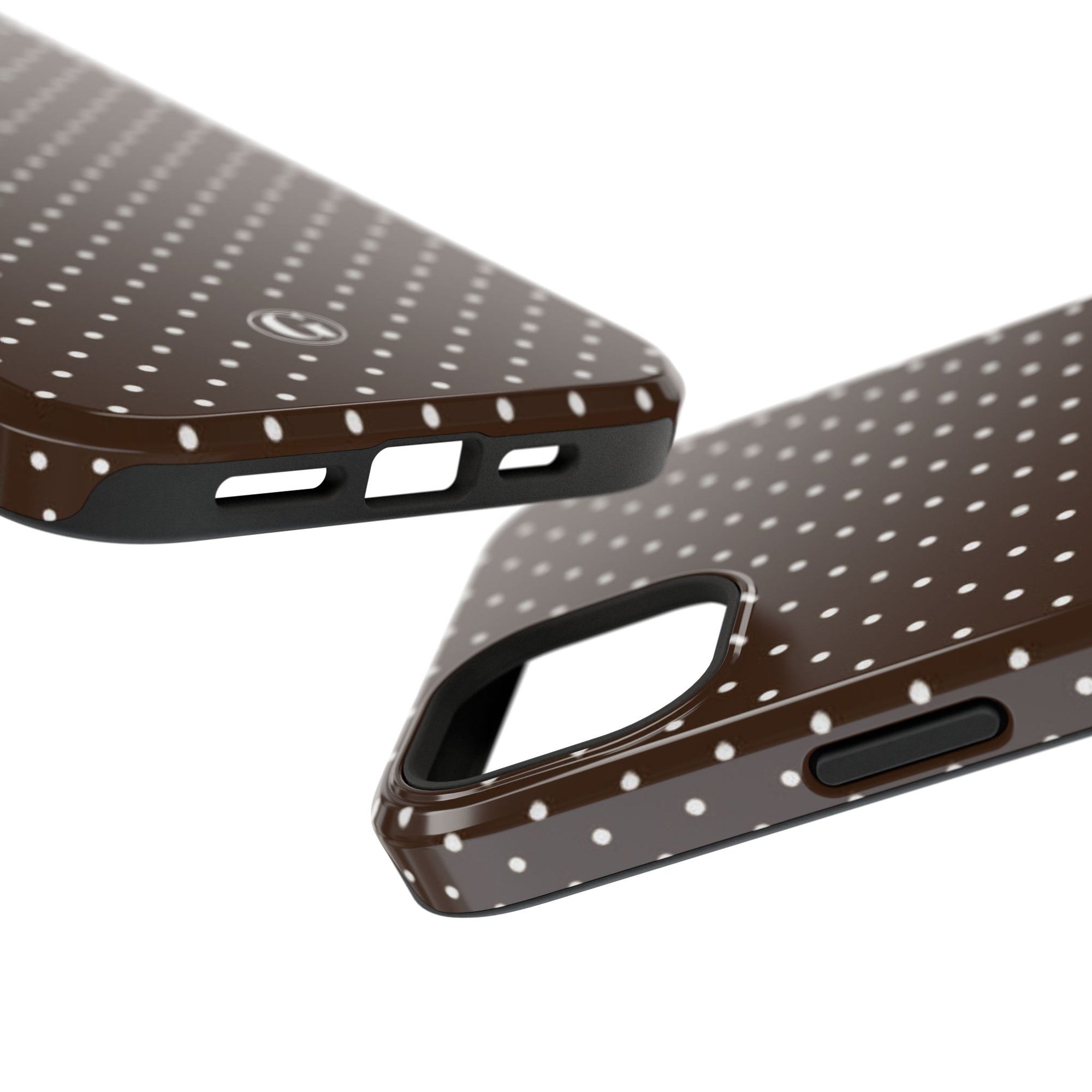 Brown Polka Dots Phone Case
