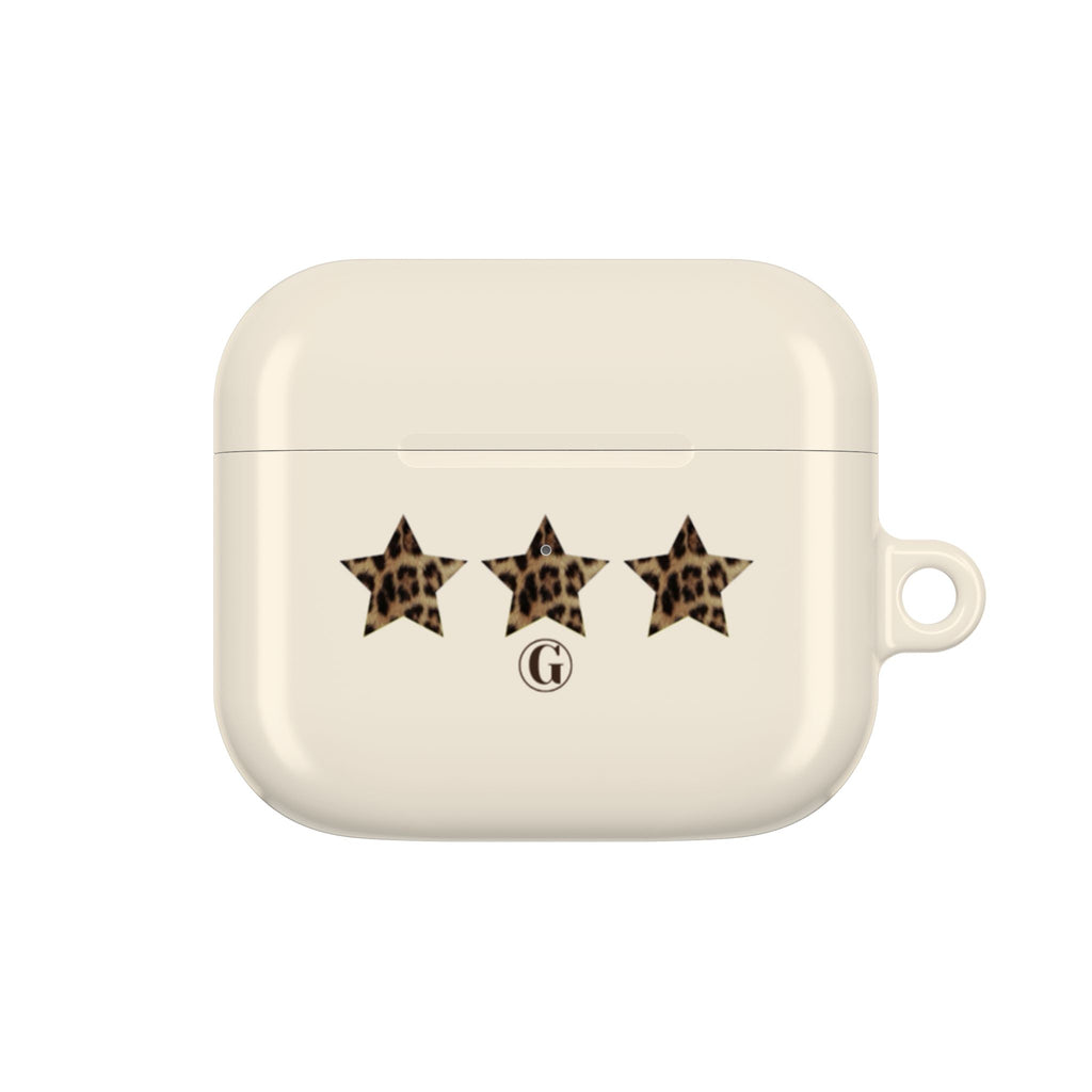 Leopard Print Stars AirPod Case