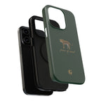 Emerald Green 'Peace of Mind' Panther Phone Case