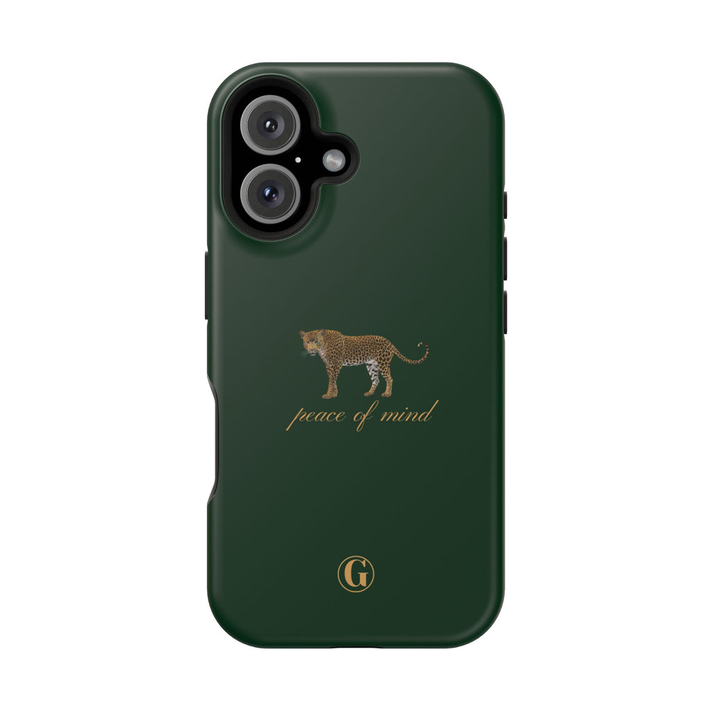 Emerald Green 'Peace of Mind' Panther Phone Case