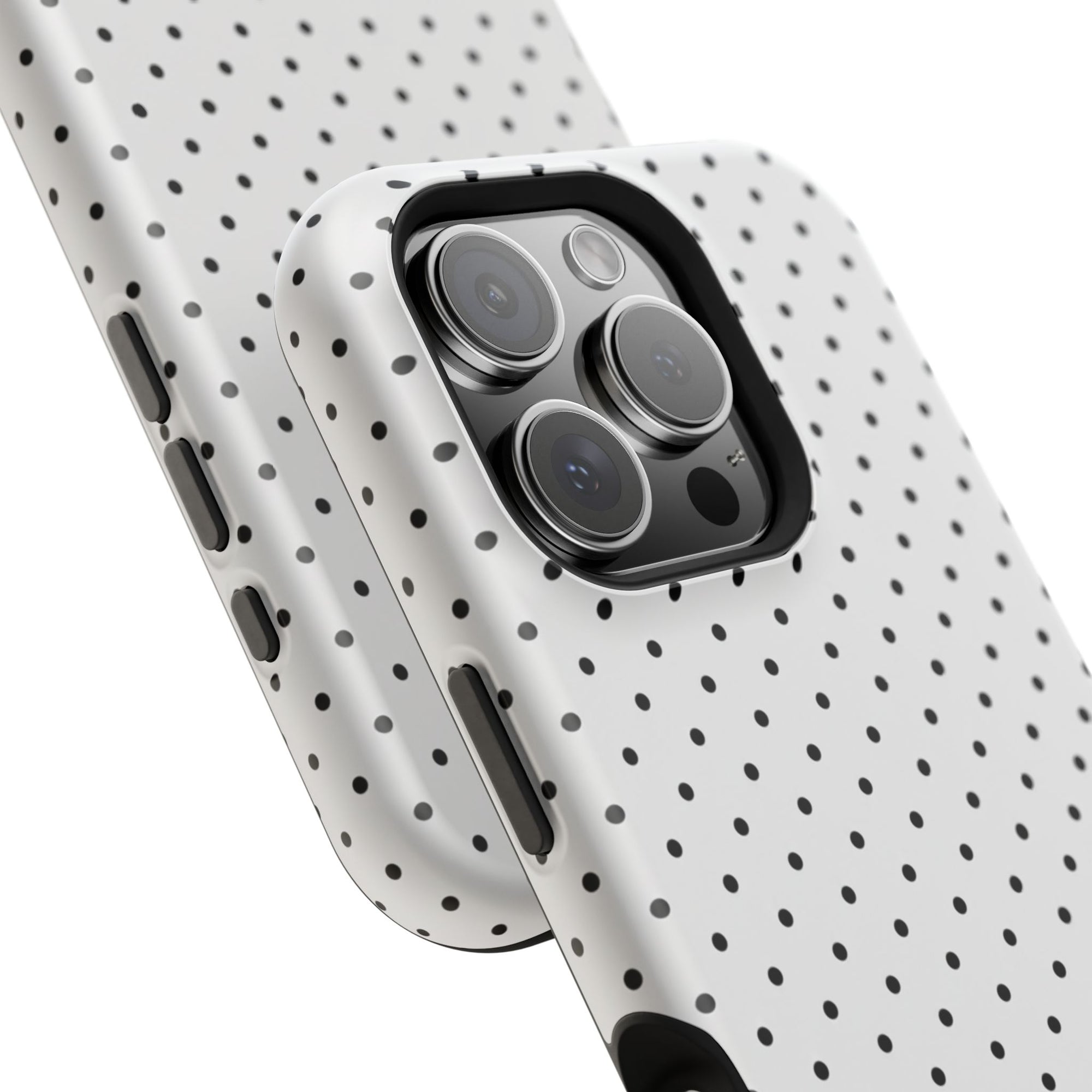 White Polka Dots Phone Case