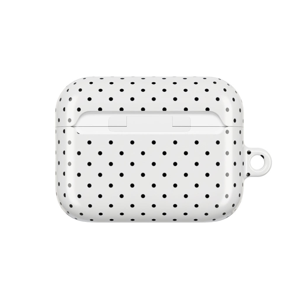 White Polka Dot AirPod Case
