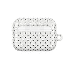 White Polka Dot AirPod Case