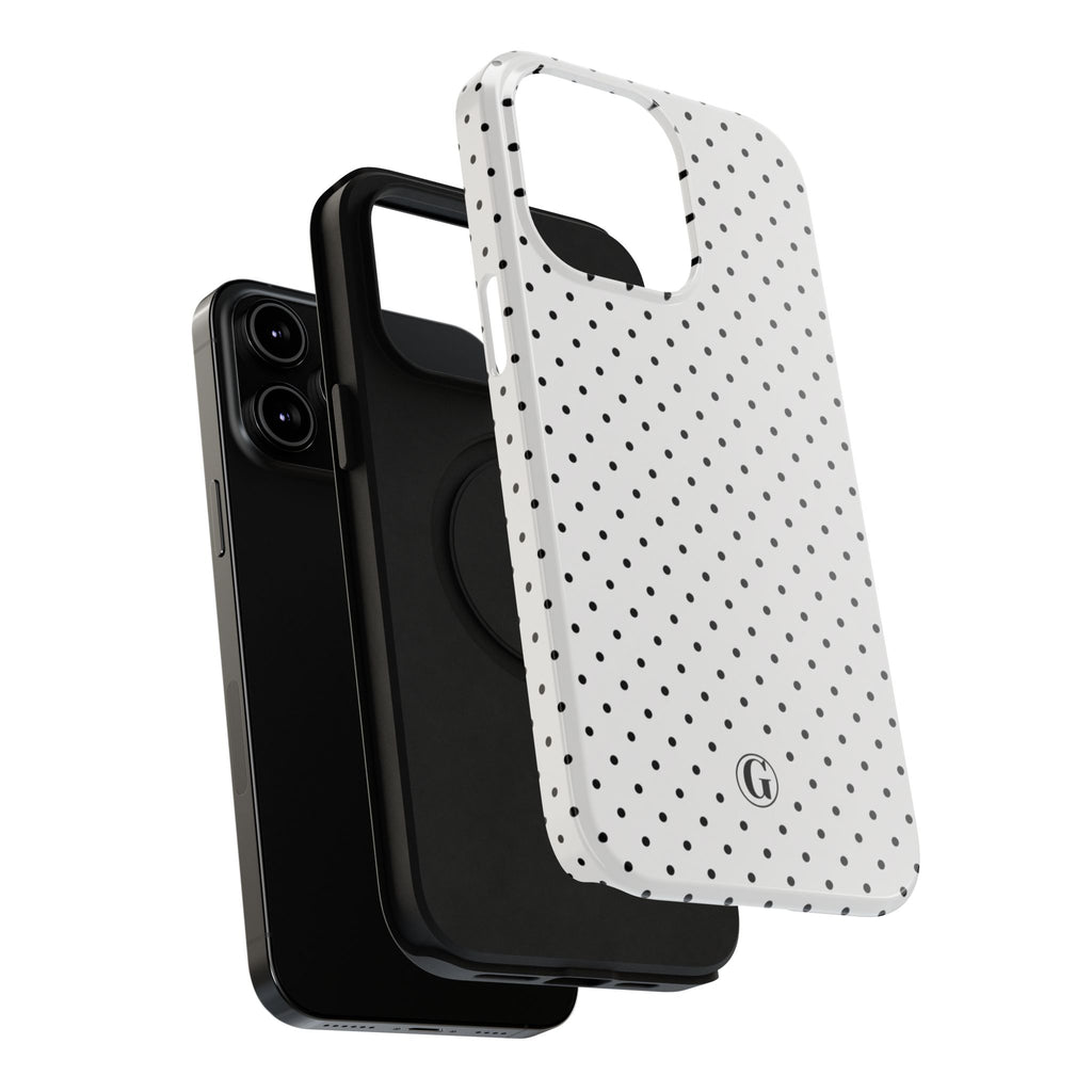 White Polka Dots Phone Case