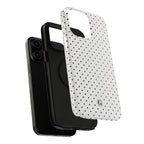 White Polka Dots Phone Case