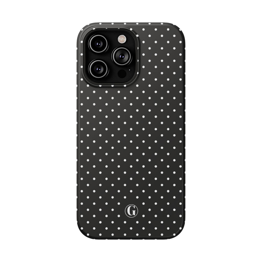 Black Polka Dots Phone Case