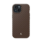 Brown Polka Dots Phone Case