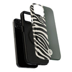 Zebra Print x Emerald Green Phone Case
