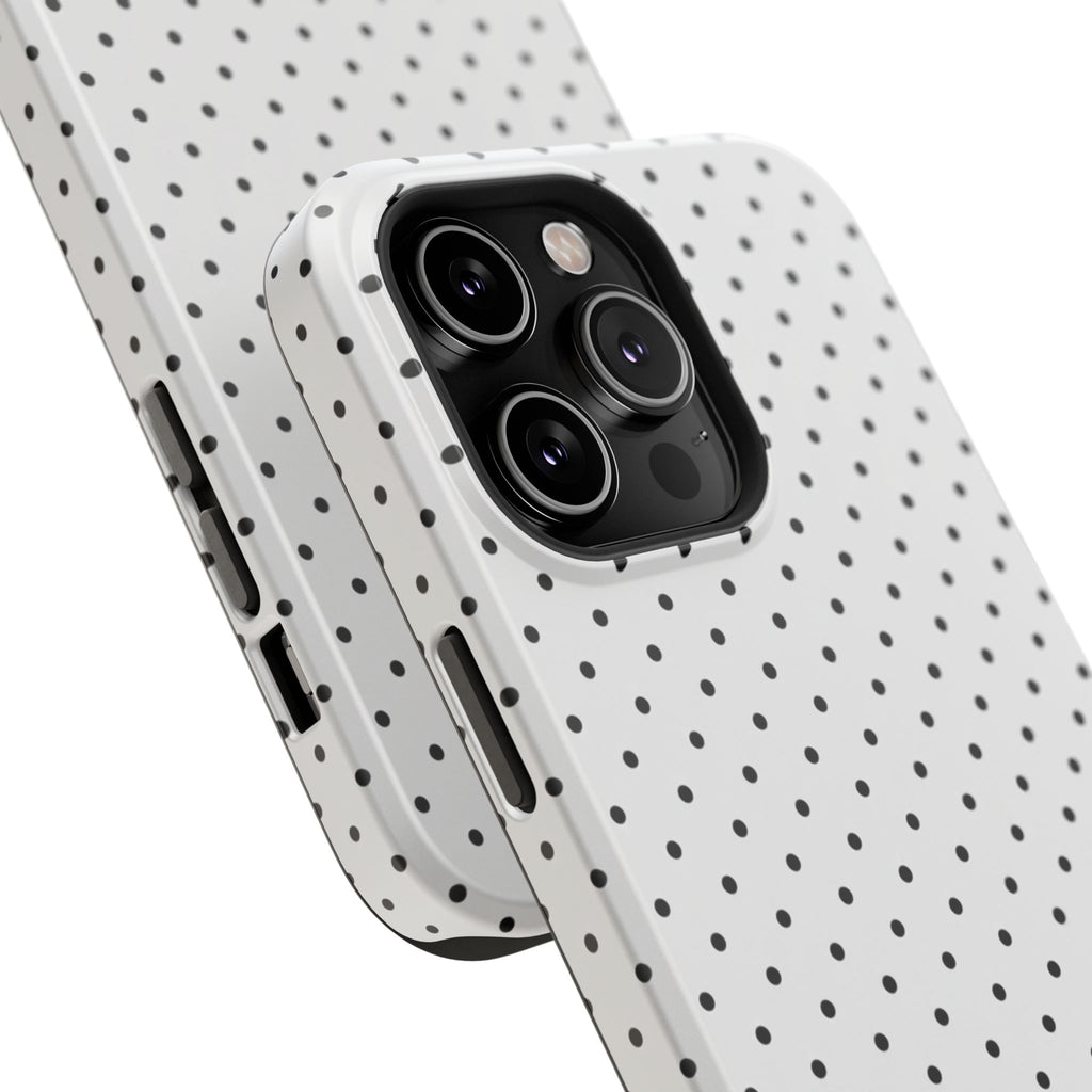 White Polka Dots Phone Case