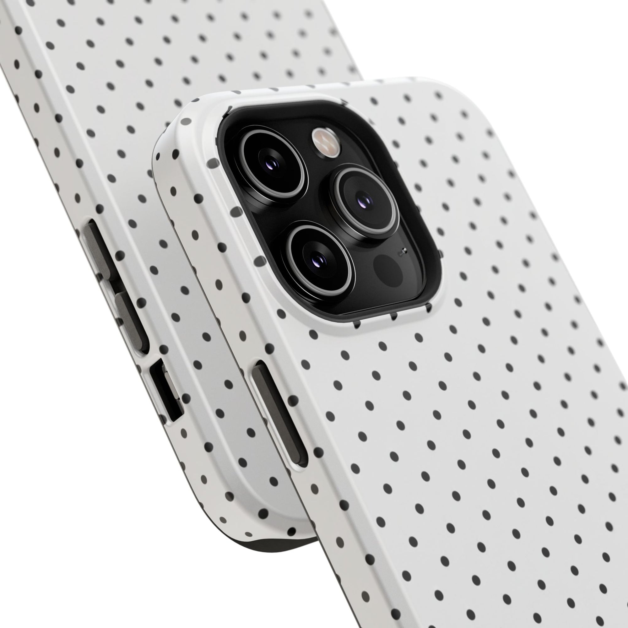 White Polka Dots Phone Case