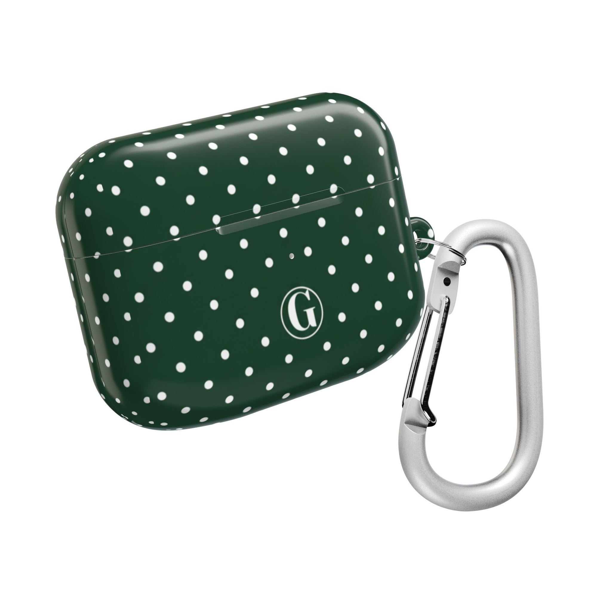 Emerald Green Polka Dot AirPod Case