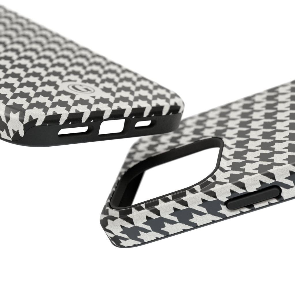 Houndstooth Print Phone Case