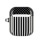 B&W Polka Dots x Stripes AirPod Case