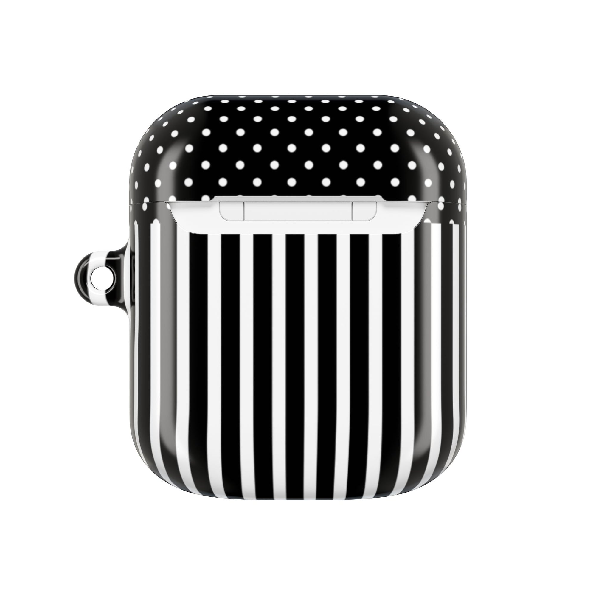 B&W Polka Dots x Stripes AirPod Case