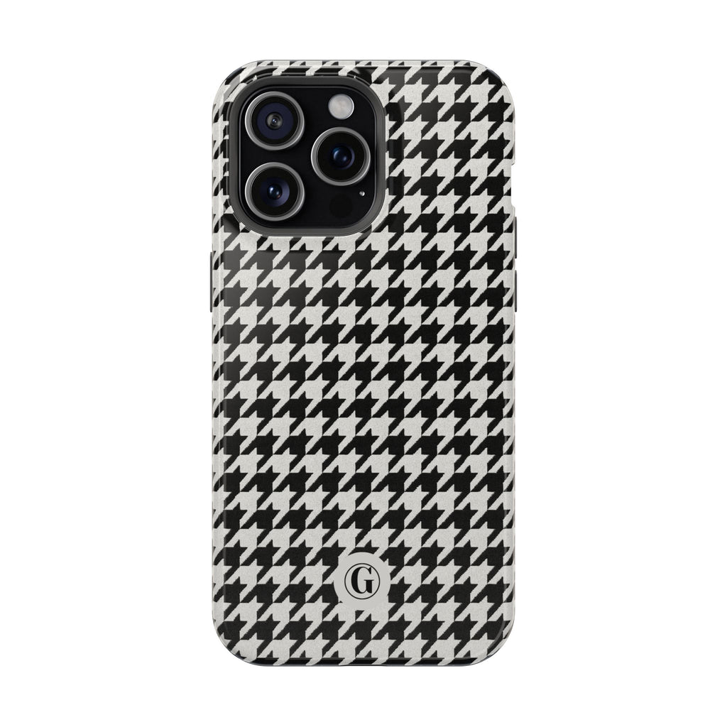 Houndstooth Print Phone Case