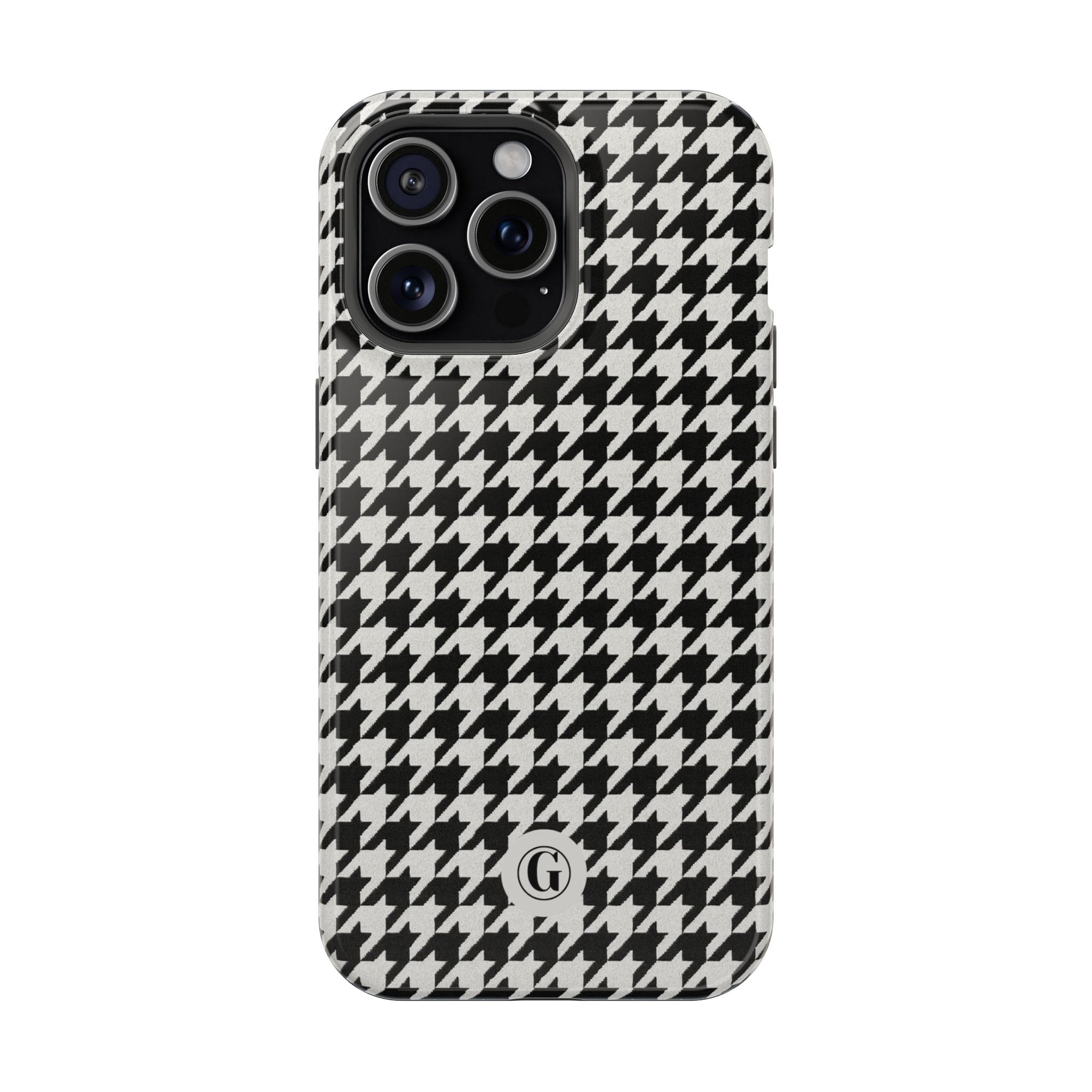 Houndstooth Print Phone Case