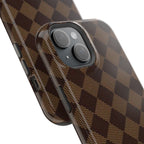Brown Checkmate Phone Case