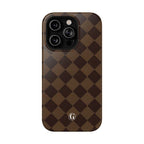 Brown Checkmate Phone Case