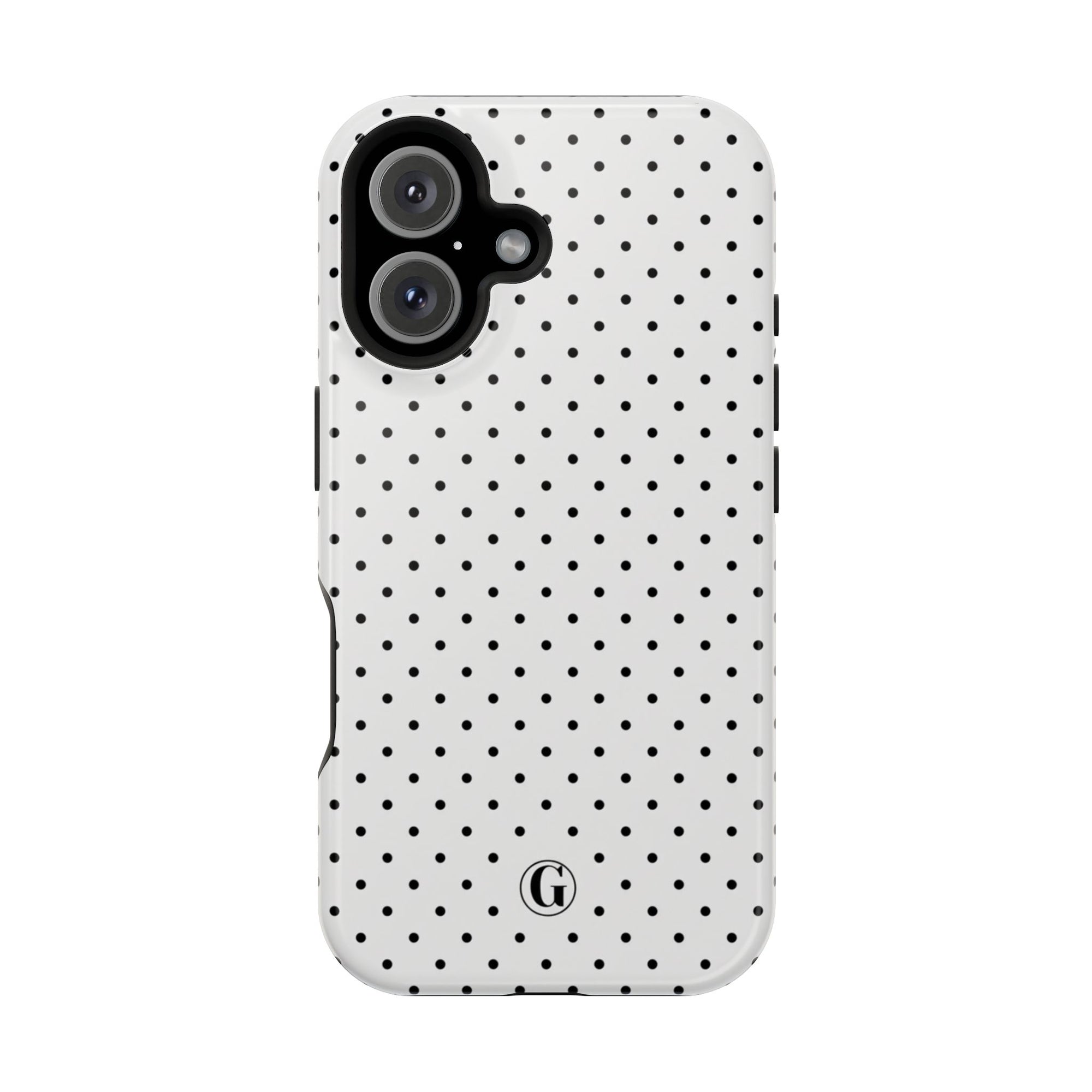 White Polka Dots Phone Case