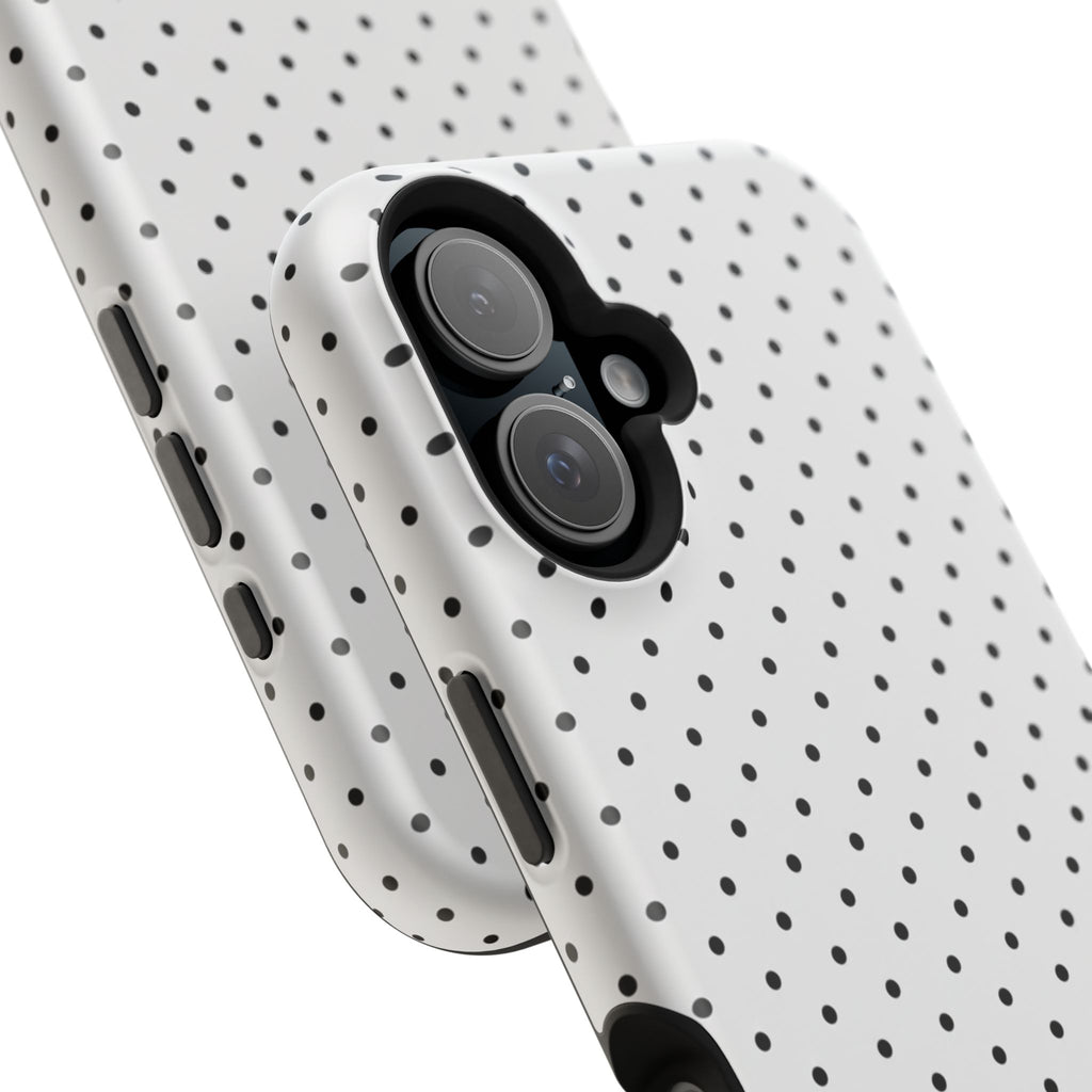 White Polka Dots Phone Case