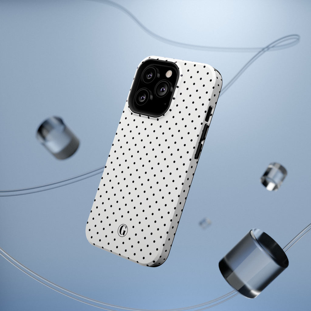 White Polka Dots Phone Case