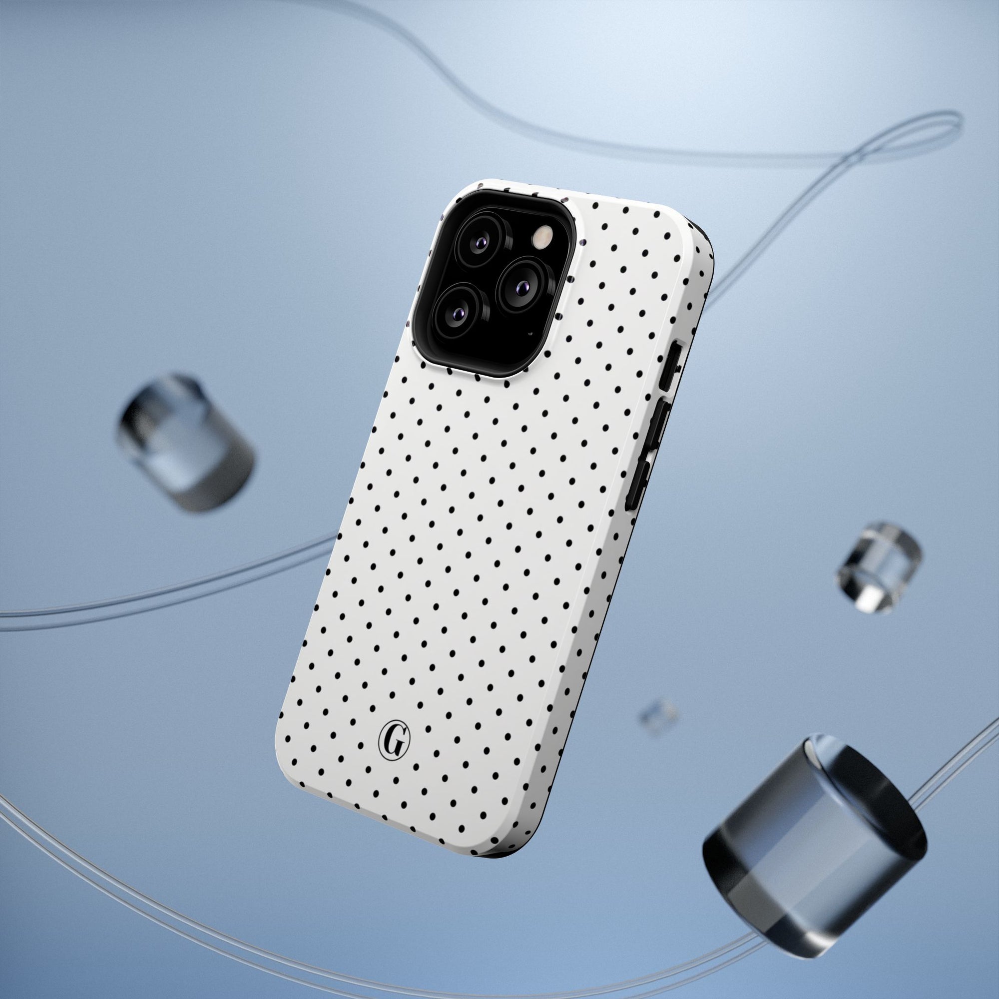 White Polka Dots Phone Case