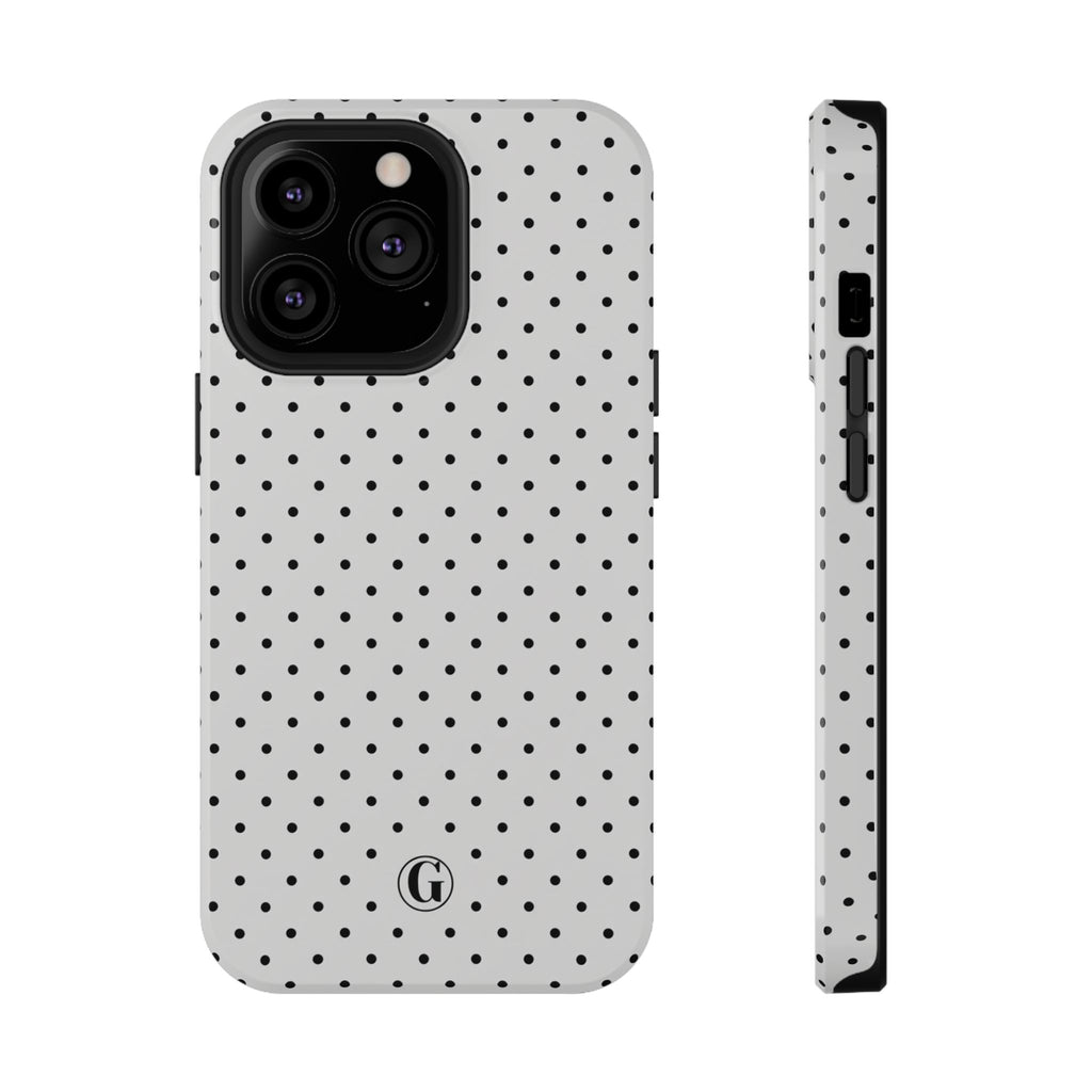 White Polka Dots Phone Case