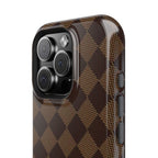 Brown Checkmate Phone Case