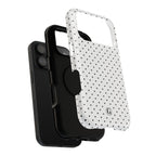 White Polka Dots Phone Case