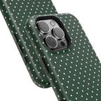 Emerald Green Polka Dots Phone Case