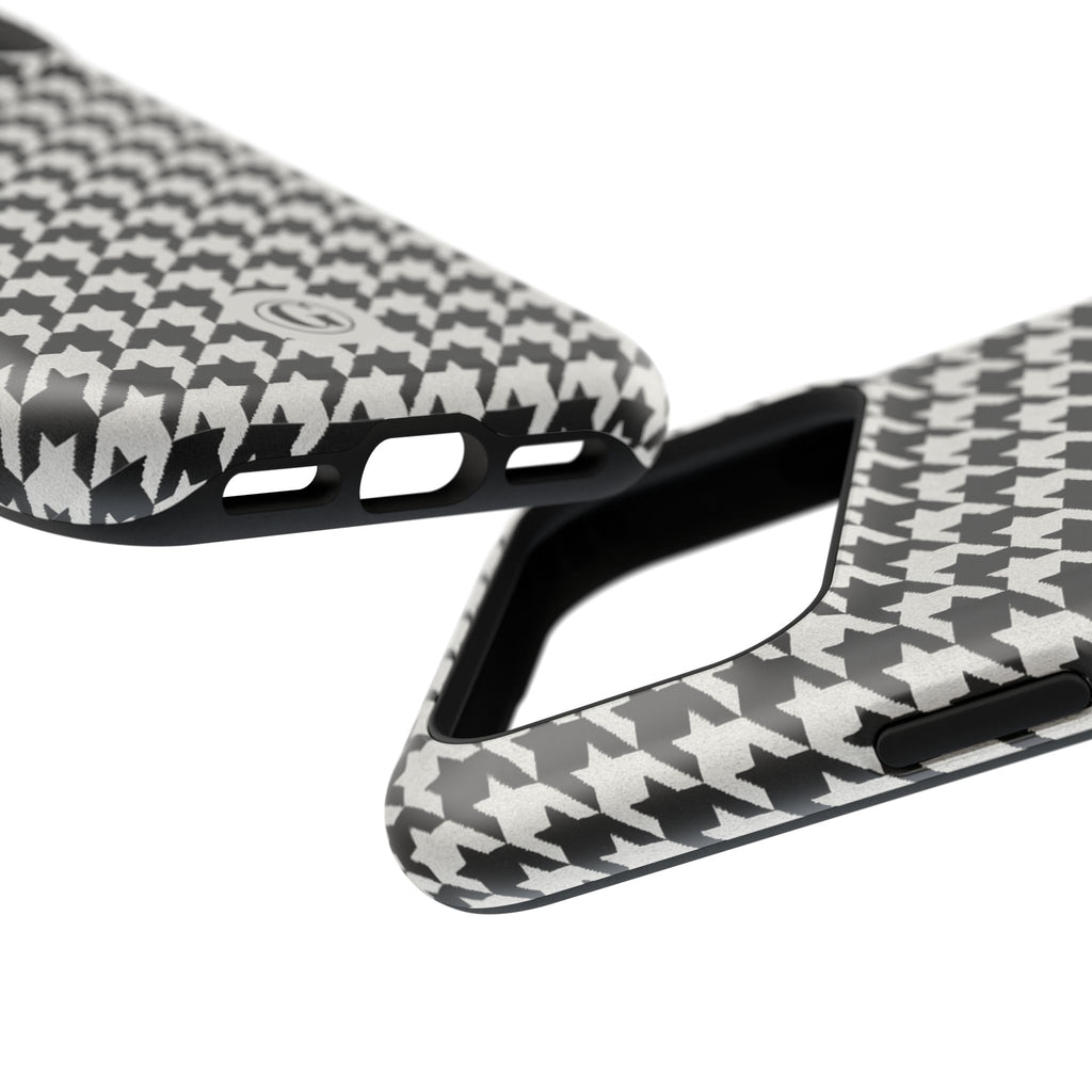 Houndstooth Print Phone Case