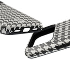 Houndstooth Print Phone Case
