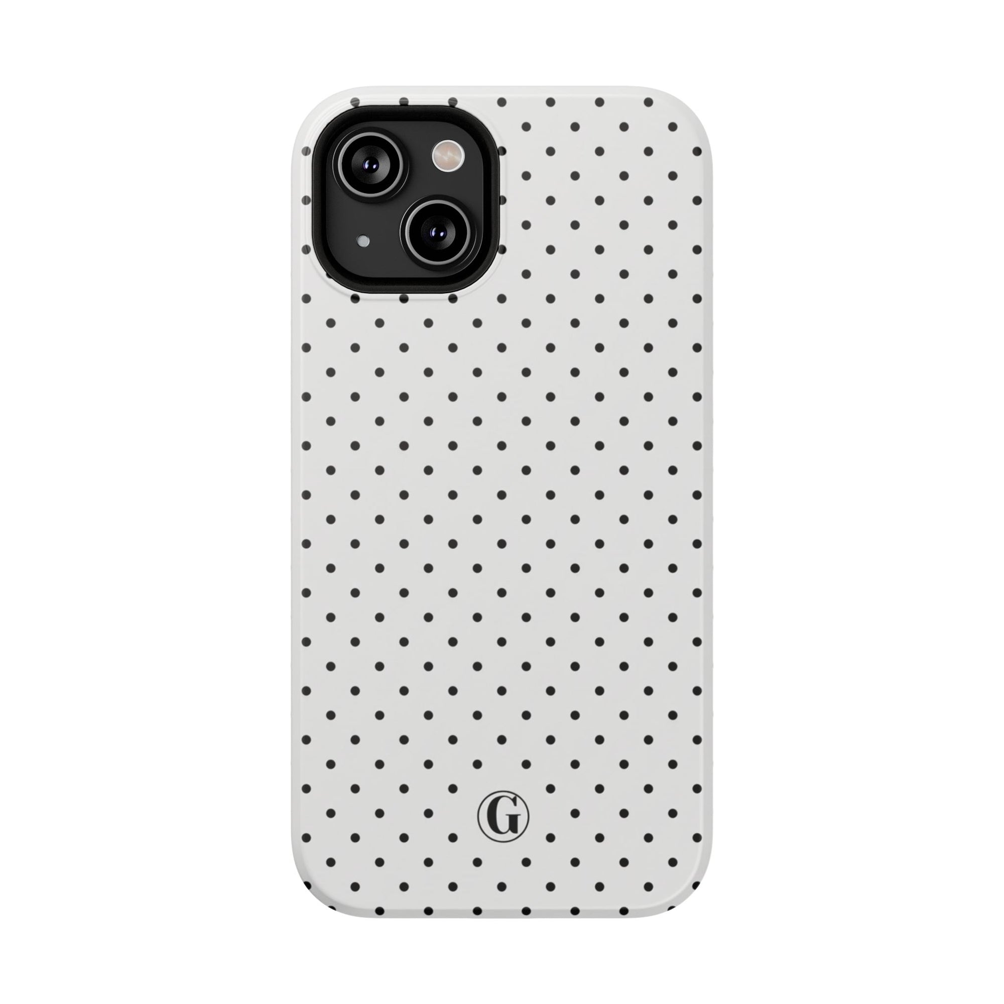 White Polka Dots Phone Case