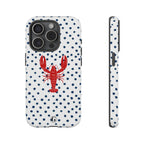 Crawfish on Blue Dots Phone Case