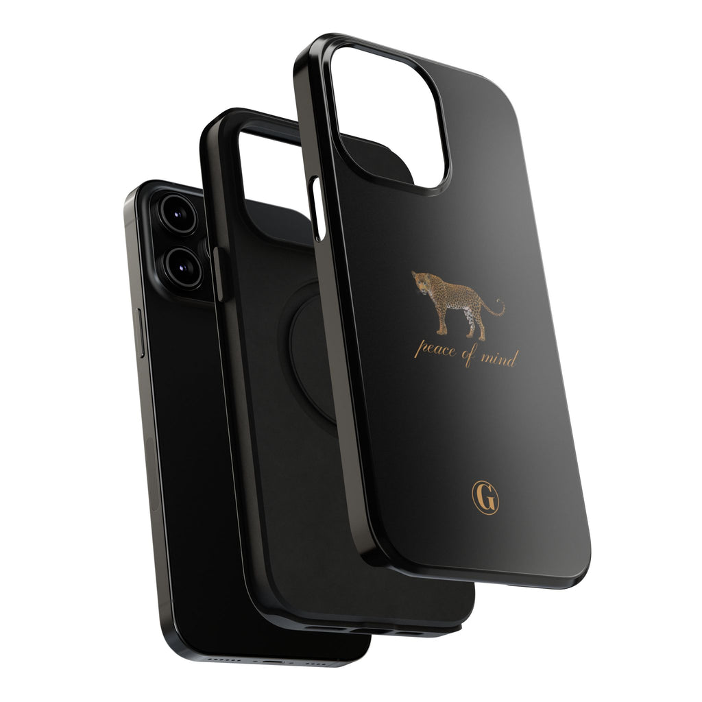 Black 'Peace of Mind' Panther Phone Case