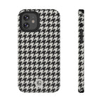 Houndstooth Print Phone Case