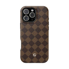 Brown Checkmate Phone Case