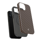 Brown Polka Dots Phone Case