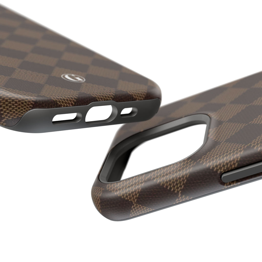 Brown Checkmate Phone Case
