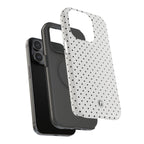 White Polka Dots Phone Case