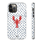 Crawfish on Blue Dots Phone Case